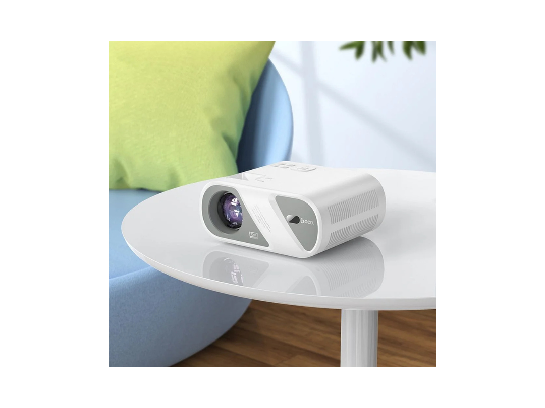 HOCO DT1 Wi-Fi Bluetooth 720P Projector - HD with Wireless Streaming HOCO DT1 Wi-Fi Bluetooth 720P Projector - HD with Wireless Streaming